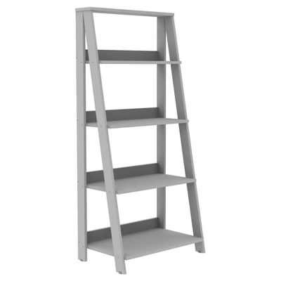 55" Thatcher Transitional Wood 4 Shelf Ladder Bookshelf - Saracina Home 12 55" Thatcher Transitional Wood 4 Shelf Ladder Bookshelf - Saracina Home - Image 12
