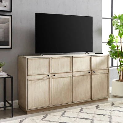 62" Helga Classic 4 Door Sideboard Birch - Saracina Home 1 62" Helga Classic 4 Door Sideboard Birch - Saracina Home