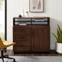 Modern Transitional Flip Down Secretary Desk - Saracina Home -Saracina Home Deals Store GUEST 64a5d541 a4cf 43c3 b7ec 39b7741c1015