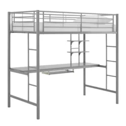 Full Analise Metal Loft Bed With Wood Desk - Saracina Home -Saracina Home Deals Store GUEST 65db471a 0750 4114 b31f cdc27a8b6172