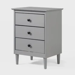 Stiva Classic Mid-Century Modern 3 Drawer Nightstand - Saracina Home -Saracina Home Deals Store GUEST 6616b2bb 5915 4959 a94b 59921dc18992