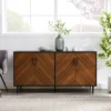 Angelo Modern Bookmatch 4 Door Sideboard - Saracina Home