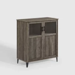 Transitional Glass And Grooved Door Accent Cabinet - Saracina Home -Saracina Home Deals Store GUEST 68d5d0ac 8249 46ee 82c3 2bd5de1f5c60