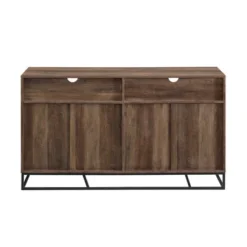 58" 4 Door Contemporary Storage Console Sideboard - Saracina Home -Saracina Home Deals Store GUEST 69b94c38 9b20 4626 8fee 903639929fc2
