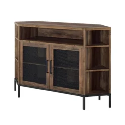 Corner TV Stand For TVs Up To 55" With Metal Mesh Doors - Saracina Home -Saracina Home Deals Store GUEST 6ae67eda 98e0 4339 8d27 0a4065c69d8a