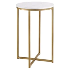 Vivian Glam X Leg Round Side Table - Saracina Home -Saracina Home Deals Store GUEST 6c2722a3 f679 4004 b4fa 078d8f88603a