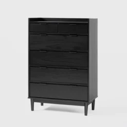 Mid-Century Modern Solid Wood 6 Drawer Vertical Dresser - Saracina Home 28 Mid-Century Modern Solid Wood 6 Drawer Vertical Dresser - Saracina Home -Saracina Home Deals Store GUEST 6d2c0779 4091 45d2 b54a 87bae790d2cd