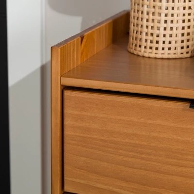 Mid-Century Modern Solid Wood 5 Drawer Chest Of Drawers - Saracina Home 10 Mid-Century Modern Solid Wood 5 Drawer Chest Of Drawers - Saracina Home - Image 10