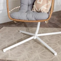 Toluca Hanging Outdoor Boho Egg Chair With Cushion - Saracina Home -Saracina Home Deals Store GUEST 704dbef4 53ac 4a3c b711 8fd3988a7e2e