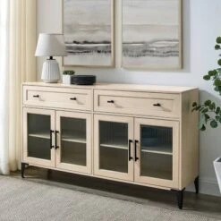4 Door Reeded Glass Storage Sideboard - Saracina Home 10 4 Door Reeded Glass Storage Sideboard - Saracina Home -Saracina Home Deals Store GUEST 7058a409 0346 4575 9379 b7ed1fea9980