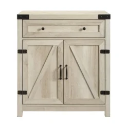 Clarabelle Rustic Farmhouse Barn Door Accent Cabinet - Saracina Home -Saracina Home Deals Store GUEST 713ae4d0 858a 4fc3 8b2d 6512862d084e