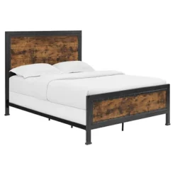 Queen Industrial Wood And Metal Bed - Saracina Home 13 Queen Industrial Wood And Metal Bed - Saracina Home -Saracina Home Deals Store GUEST 75d9290e 165e 4053 beb1 d23d4091b665