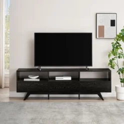 Mid-Century Modern Low TV Stand With Storage For TVs Up To 80" - Saracina Home -Saracina Home Deals Store GUEST 7698dc3d 31d8 444b 8e5d ec9f1fce1c10
