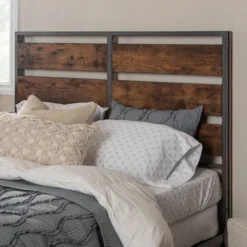 Queen Urban Chic Metal And Wood Plank Bed Brown - Saracina Home 11 Queen Urban Chic Metal And Wood Plank Bed Brown - Saracina Home -Saracina Home Deals Store GUEST 78298f79 4b56 4b36 9286 ecf432a2b0f1