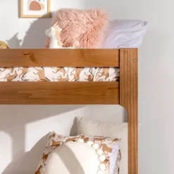 Twin Over Twin Indy Contemporary Solid Wood Bunk Bed - Saracina Home -Saracina Home Deals Store GUEST 78373a72 9a05 46f9 832c c98de4278432