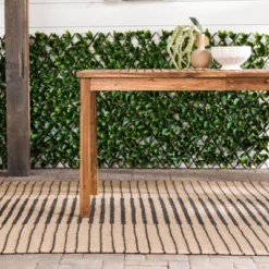 Acacia Wood Patio Simple Rectangle Dining Table - Saracina Home -Saracina Home Deals Store GUEST 790a3f29 873f 44d2 8a3d e79669aa1fe9