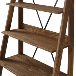 68.25" Boho 4 Tier Solid Wood Ladder Bookshelf Plant Stand - Saracina Home -Saracina Home Deals Store GUEST 797a1992 1985 4a2b b8dd d8f196676df1