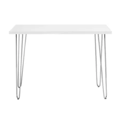Gibby Modern Glam Hairpin Leg Writing Desk Faux White Marble - Saracina Home 11 Gibby Modern Glam Hairpin Leg Writing Desk Faux White Marble - Saracina Home -Saracina Home Deals Store GUEST 7c5cd6bc 5520 491b 9292 241e79538c99