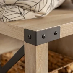 Sophie Rustic Industrial X Frame Entry Bench With 3 Cubbies - Saracina Home -Saracina Home Deals Store GUEST 7c76007d 53ec 49a3 bd9b 0bc05bf5137f