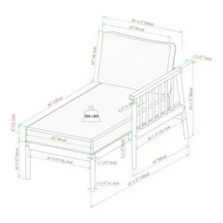 Saracina Home 4pc Modern Boho Eucalyptus Spindle Outdoor Sectional Set -Saracina Home Deals Store GUEST 7cb4746b ff48 4e8b a789 30747e99823b