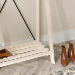 68" Solid Wood X Back Angled Hall Tree White Wash - Saracina Home 22 68" Solid Wood X Back Angled Hall Tree White Wash - Saracina Home -Saracina Home Deals Store GUEST 7d5bc172 d8fa 4796 9cb5 a89aea437381