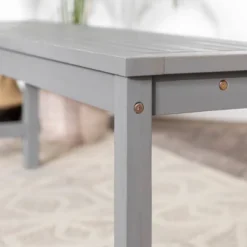 Ravenscroft Modern Boho Acacia Wood Slat Top Outdoor Dining Bench - Gray Wash - Saracina Home 14 Ravenscroft Modern Boho Acacia Wood Slat Top Outdoor Dining Bench - Gray Wash - Saracina Home -Saracina Home Deals Store GUEST 83e31abd 7d66 4c84 9cc7 8bdac5e55deb