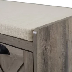 Farmhouse 40" 3 Drawer Storage Bench With Cushion - Saracina Home -Saracina Home Deals Store GUEST 854ac1ae b530 4905 831e 1eec3ef6d33f