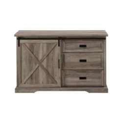 Orson Transitional Sliding X Barn Door Sideboard With 3 Drawers - Saracina Home -Saracina Home Deals Store GUEST 88329e10 f9bf 47de 8572 0106e820275c