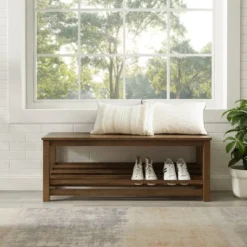 Modern Farmhouse Solid Wood Shoe Storage Entry Bench Rustic Oak - Saracina Home 8 Modern Farmhouse Solid Wood Shoe Storage Entry Bench Rustic Oak - Saracina Home -Saracina Home Deals Store GUEST 8873dec7 d2f6 4b81 970d 33db280697a9