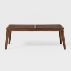 Saracina Home Acacia Mid-Century Modern Rectangle Slatted Patio Coffee Table -Saracina Home Deals Store GUEST 887865a1 1bc7 4e17 b5f0 2e400268aee3
