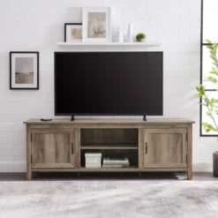 Modern Transitional Wood TV Stand For TVs Up To 80" - Saracina Home -Saracina Home Deals Store GUEST 89a4ea57 6854 41f9 989c 33389676757f