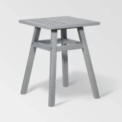 Slatted Chevron Acacia Wood Patio Side Table - Saracina Home -Saracina Home Deals Store GUEST 8a61fdce ae8f 4182 bfc5 23d1bf943ad3