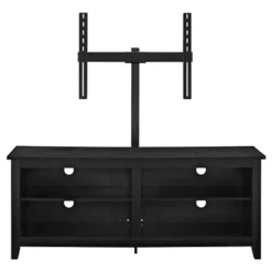 Farmhouse 4 Cubby Wood Open Storage With Mount TV Stand For TVs Up To 65" - Saracina Home -Saracina Home Deals Store GUEST 8bd0d463 3de0 4c30 a5f2 00c8b803de33