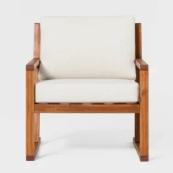 Saracina Home Modern Slat-Back Acacia Outdoor Arm Chair With Cushions 10 Saracina Home Modern Slat-Back Acacia Outdoor Arm Chair With Cushions -Saracina Home Deals Store GUEST 8c100c19 cce6 4263 bf19 7df869ee1e9b