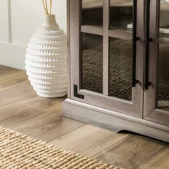 Avalene Modern Farmhouse 4 Door Glass Window Pane TV Stand For TVs Up To 65" - Saracina Home -Saracina Home Deals Store GUEST 8d04b13a 5ca0 45f5 a4a7 17cb06dc5f95