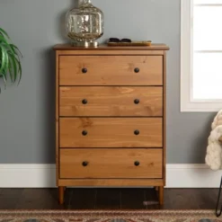 Stiva Classic Mid-Century Modern Vertical 4 Drawer Dresser - Saracina Home 11 Stiva Classic Mid-Century Modern Vertical 4 Drawer Dresser - Saracina Home -Saracina Home Deals Store GUEST 8d80b7b0 7a6b 40f6 8fc7 edeb7656d79f