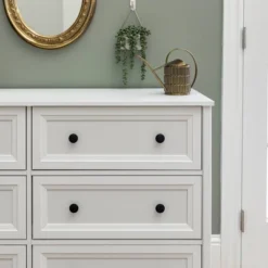 Classic 6 Drawer Groove Dresser White - Saracina Home -Saracina Home Deals Store GUEST 8eda34d0 5958 4b96 a828 f2b0daecaa02
