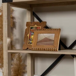 64" Sophie Industrial X Frame Bookshelf - Saracina Home -Saracina Home Deals Store GUEST 8f2f71bb 470c 47d8 9367 5171861abfc9