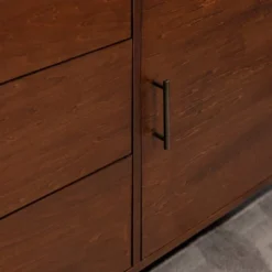 Mid-Century Modern With Closed Storage TV Stand For TVs Up To 58" Walnut - Saracina Home -Saracina Home Deals Store GUEST 8ff0d089 27f5 4849 b4d0 44650fcd199a