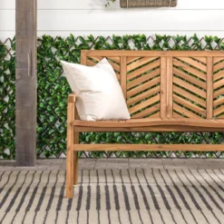 Slatted Chevron Acacia Wood Patio Loveseat – Saracina Home 24 Slatted Chevron Acacia Wood Patio Loveseat – Saracina Home -Saracina Home Deals Store GUEST 92c3c9b0 8087 4ad7 9b5b bc9546058aaf
