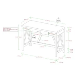 Taylen A Frame Transitional 1 Drawer Writing Desk - Saracina Home -Saracina Home Deals Store GUEST 942b1814 effd 4e03 9145 5df469a81520