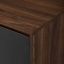 Emmeline Mid-Century Modern Vinyl Record Player Cabinet Black/Dark Walnut - Saracina Home -Saracina Home Deals Store GUEST 947ac00d e0c6 4cae 8fb4 6eea9f13dd66
