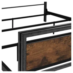 Queen Urban Chic Metal And Wood Plank Bed Brown - Saracina Home 9 Queen Urban Chic Metal And Wood Plank Bed Brown - Saracina Home -Saracina Home Deals Store GUEST 96ec04c6 8825 401d a458 94fb7b509933