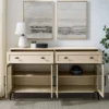 4 Door Reeded Glass Storage Sideboard - Saracina Home