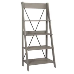 68.25" Boho 4 Tier Solid Wood Ladder Bookshelf Plant Stand - Saracina Home -Saracina Home Deals Store GUEST 9e1ac1c6 97f2 43e5 b491 c02e06933d72