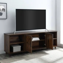 Whitton Modern Transitional Geometric 2 Door TV Stand For TVs Up To 80" - Saracina Home -Saracina Home Deals Store GUEST a01dabf9 922b 4652 b325 39188bfa55ff