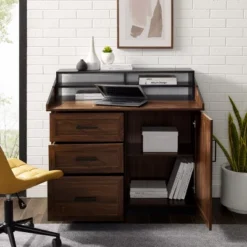 Modern Transitional Flip Down Secretary Desk - Saracina Home -Saracina Home Deals Store GUEST a318f53a b130 4c4d 910e b3e7b669b46d