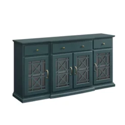 Selma Transitional 3 Tiered Ornate Fretwork Door Sideboard - Saracina Home -Saracina Home Deals Store GUEST a805ffd1 b690 4ffe 9d92 5dadc7236258