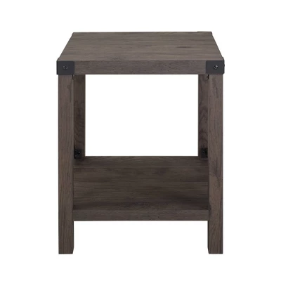 Sophie Rustic Industrial X Frame Side Table - Saracina Home 14 Sophie Rustic Industrial X Frame Side Table - Saracina Home - Image 14