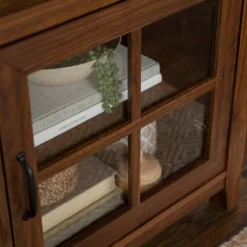 Tasi Transitional Farmhouse Glass Window Pane Door With Electric Fireplace TV Stand For TVs Up To 80" - Saracina Home -Saracina Home Deals Store GUEST a8ad83f5 d62d 4bb1 8f47 7df8dbeb4efd